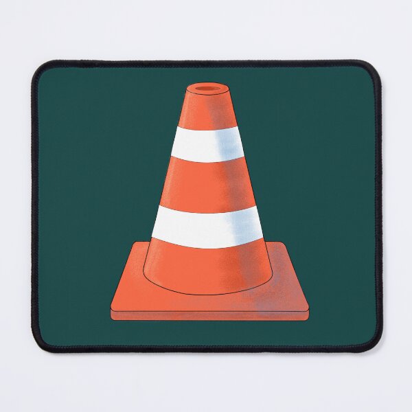 Item preview, Cute orange and white Safety Cone. designed and sold by StephJChild.