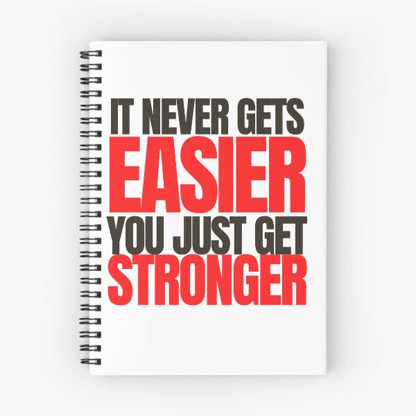 Item preview, It never gets easier you just get stronger designed and sold by Oreo2020 Creations.