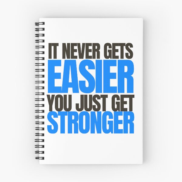Item preview, It never gets easier you just get stronger designed and sold by Oreo2020 Creations.
