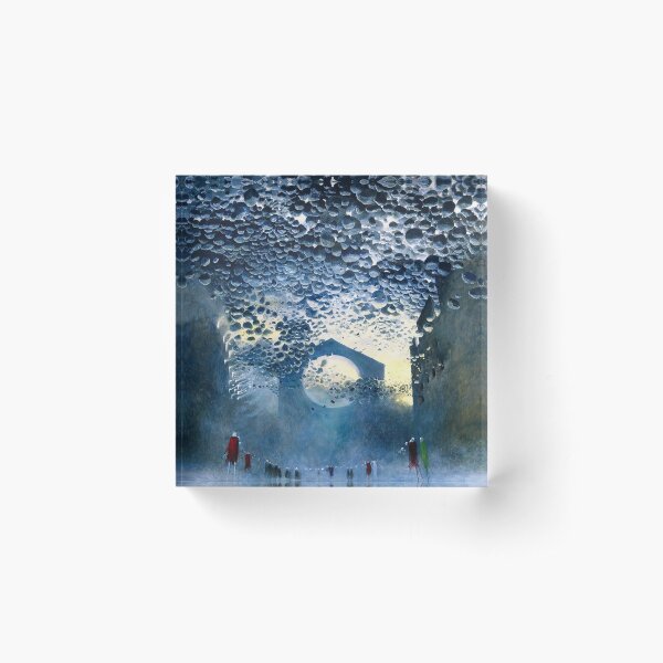 Item preview, Untitled (Courtyard), by Zdzisław Beksiński designed and sold by JustContemplate.