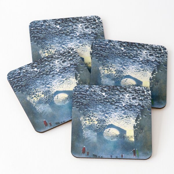 Item preview, Untitled (Courtyard), by Zdzisław Beksiński designed and sold by JustContemplate.