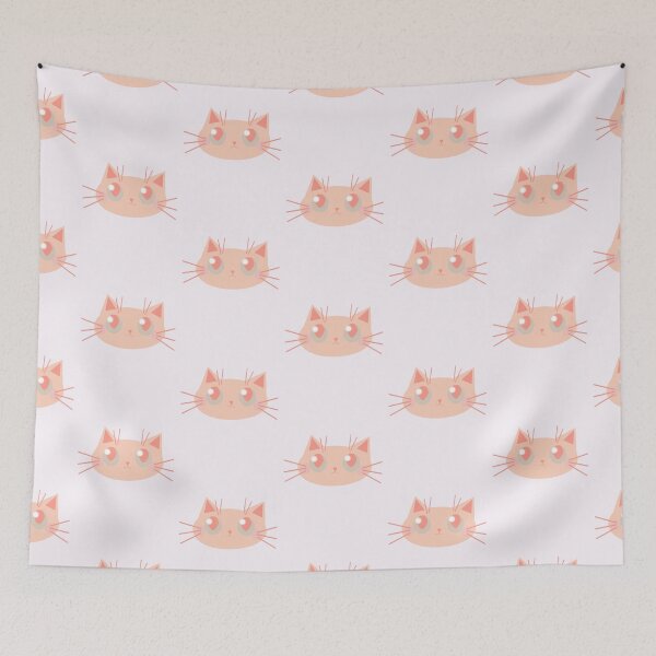 Item preview, Cute Funky Cat Face | orange  designed and sold by MadebyCRO.