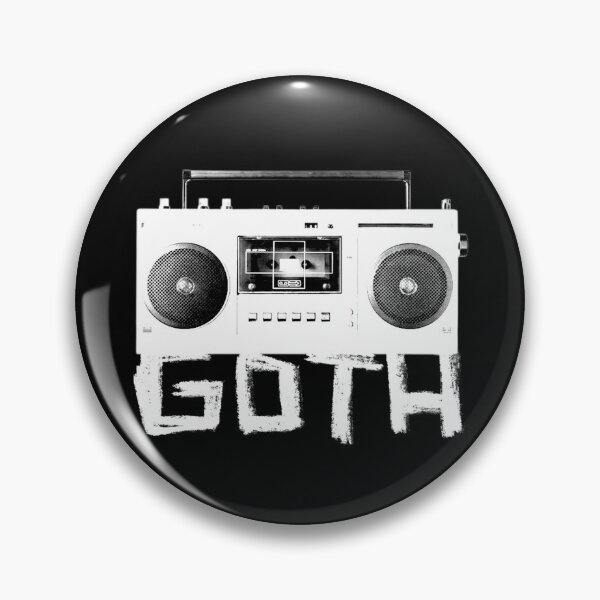 Item preview, Goth Rock Radio for Goth Music designed and sold by badlydrawnbabe.