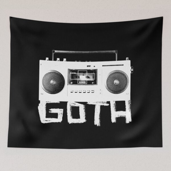 Item preview, Goth Rock Radio for Goth Music designed and sold by badlydrawnbabe.