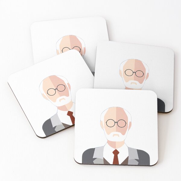 Item preview, sigmund fraud cartoon  sticker designed and sold by deztees.
