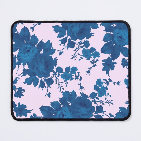 Item preview, Vintage Blue Rose Pattern on Pink designed and sold by GraphicsClub.
