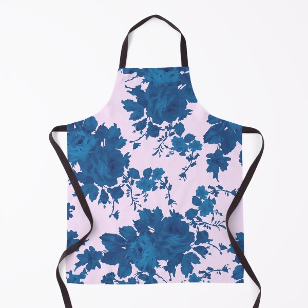 Item preview, Vintage Blue Rose Pattern on Pink designed and sold by GraphicsClub.