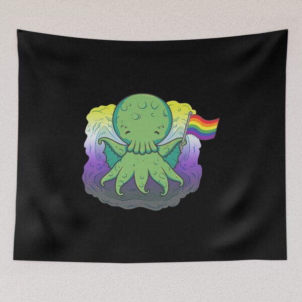 Item preview, Enby Pride Cthulhu designed and sold by koenluipaard.
