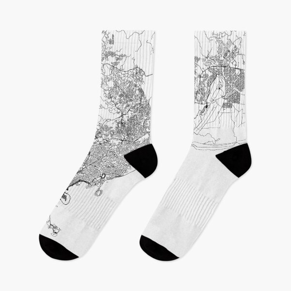 Item preview, Panama City White Map designed and sold by multiplicitymap.