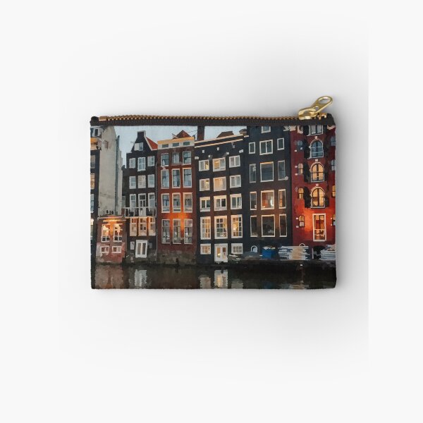 Item preview, Apartments Overlooking Dutch Marina - Watercolour Style designed and sold by WWWC2288.