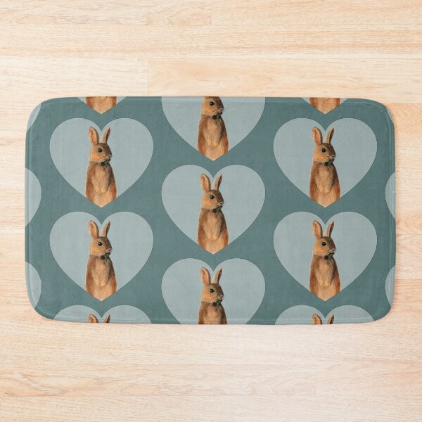 Item preview, Cute bunny/rabbit eating clover designed and sold by StephJChild.