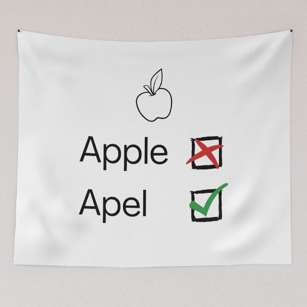 Aperçu de l'œuvre Nous disons Apel pas Apple - blague persane (iranienne) créée et vendue par Persian Pride Official.