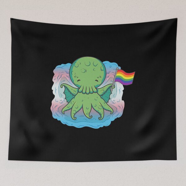 Item preview, Trans Pride Cthulhu designed and sold by koenluipaard.
