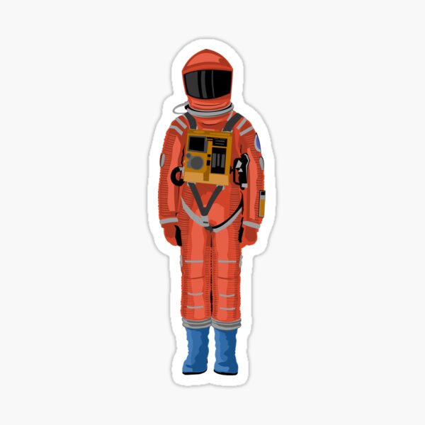 Dave the astronaut full suit from 2001: A Space Odyssey Sticker