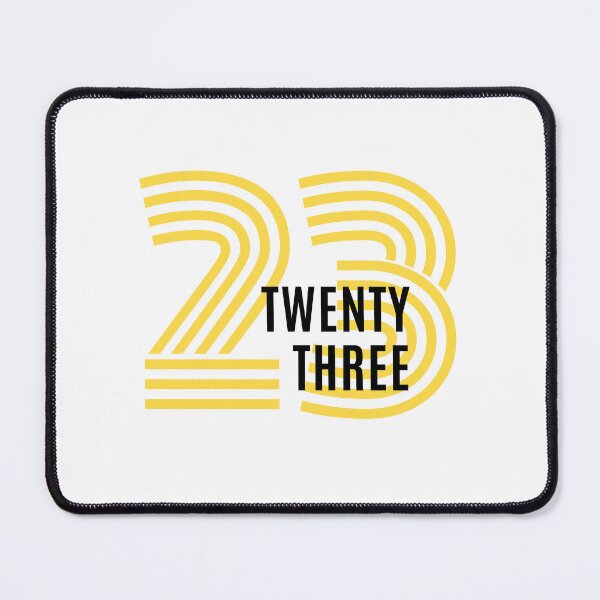 Item preview, 2023. Simple Typography Black And Gold 2023 Design designed and sold by That Cheeky Tee.