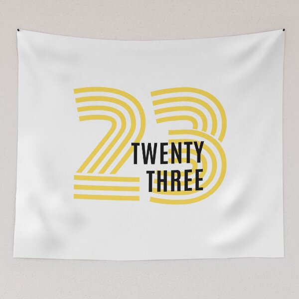 Item preview, 2023. Simple Typography Black And Gold 2023 Design designed and sold by That Cheeky Tee.