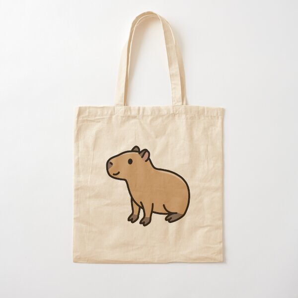 Cute Capybara Eating Ramen Funny Animal Anime Manga Tote Bag