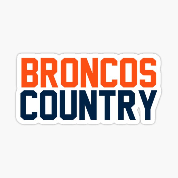 Denver Broncos D Variety Sticker Pack, High Quality Vinyl Stickers