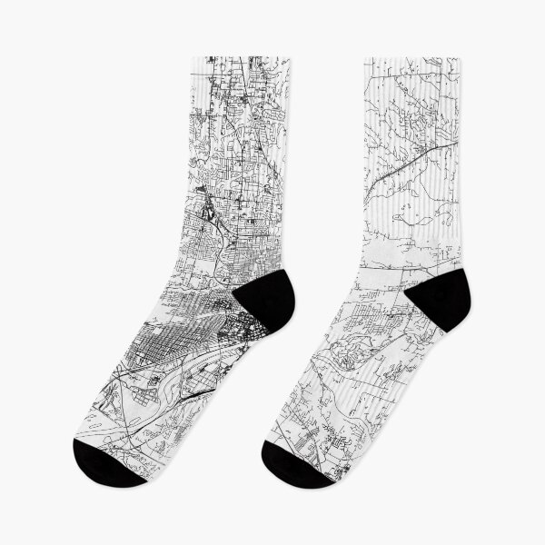 Item preview, Peoria White Map designed and sold by multiplicitymap.