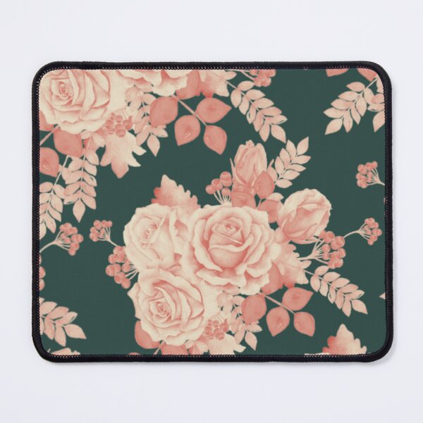 Item preview, Vintage Watercolor Rose Pattern on Green designed and sold by GraphicsClub.