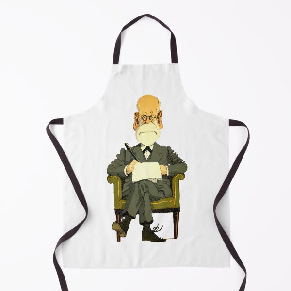 Item preview, sigmund freud cartoon sticker designed and sold by deztees.