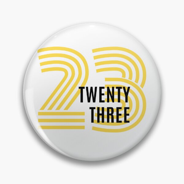 Item preview, 2023. Simple Typography Black And Gold 2023 Design designed and sold by That Cheeky Tee.