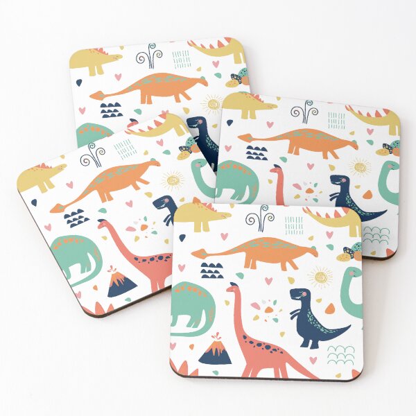 Item preview, Cute Dinosaur Pillow Dino Prehistoric Earth Fun Dinosaur Pattern designed and sold by Stephen Scharf.