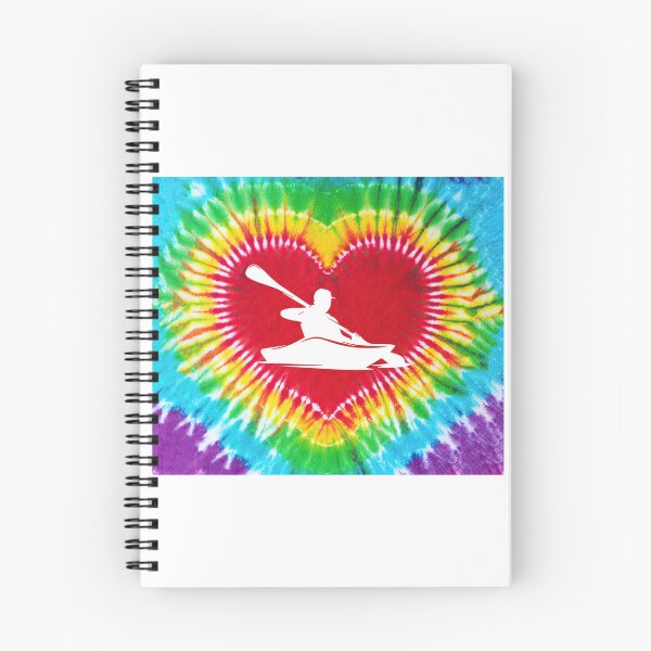 Item preview, Canoeing Tie Dye Heart Shape designed and sold by ClothingIL.