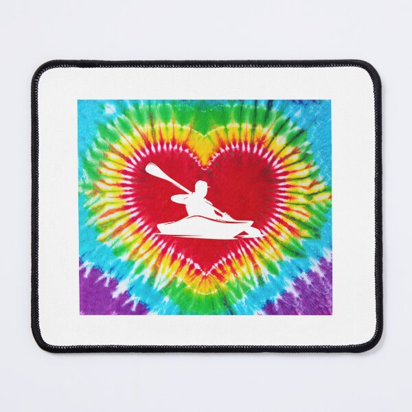 Item preview, Canoeing Tie Dye Heart Shape designed and sold by ClothingIL.