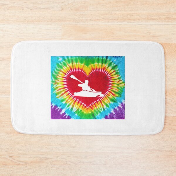 Item preview, Canoeing Tie Dye Heart Shape designed and sold by ClothingIL.