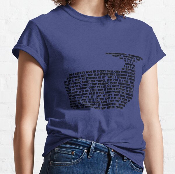 Hitchhikers Whale Quote Classic T-Shirt