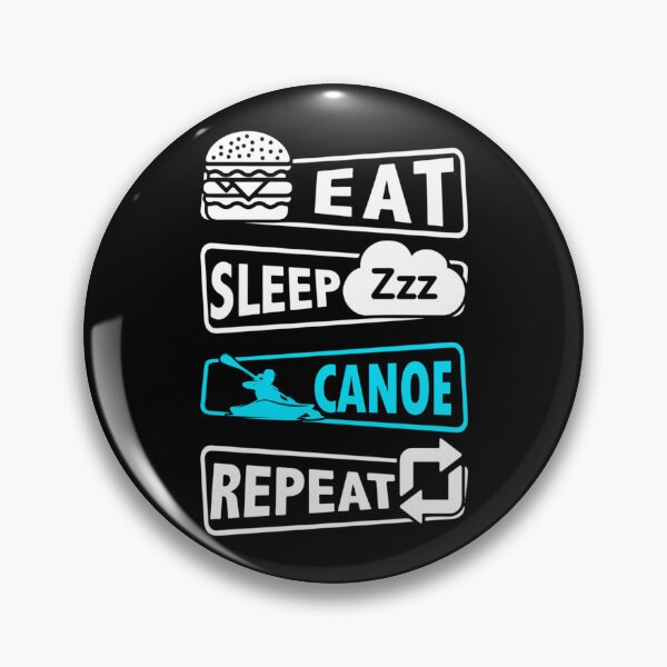 Item preview, Eat Sleep Canoe Repeat designed and sold by ClothingIL.