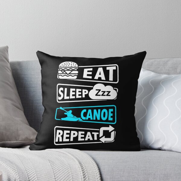 Item preview, Eat Sleep Canoe Repeat designed and sold by ClothingIL.