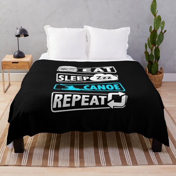 Item preview, Eat Sleep Canoe Repeat designed and sold by ClothingIL.