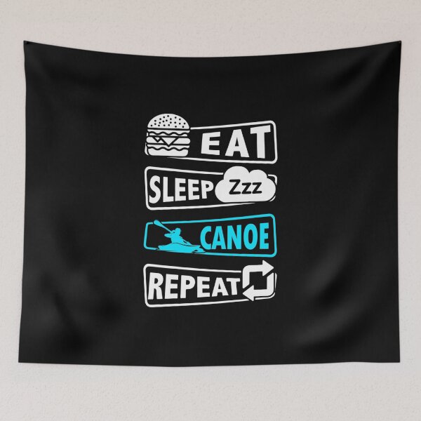 Item preview, Eat Sleep Canoe Repeat designed and sold by ClothingIL.