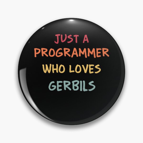 Item preview, Funny Programmer Gift | Funny Software Developer Gift | Funny Coder Gift | Just A Programmer Who Loves Gerbils designed and sold by campingforge.