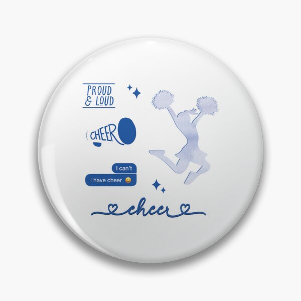 Item preview, Blue Watercolor Cheerleading designed and sold by ClothingTX.