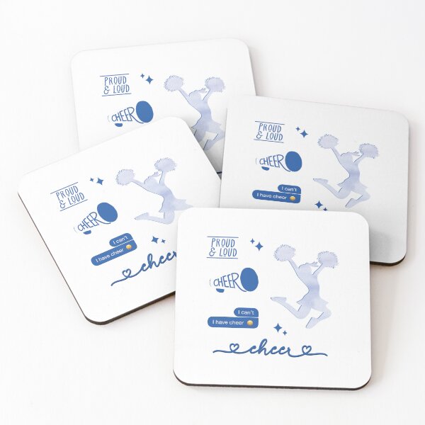 Item preview, Blue Watercolor Cheerleading designed and sold by ClothingTX.