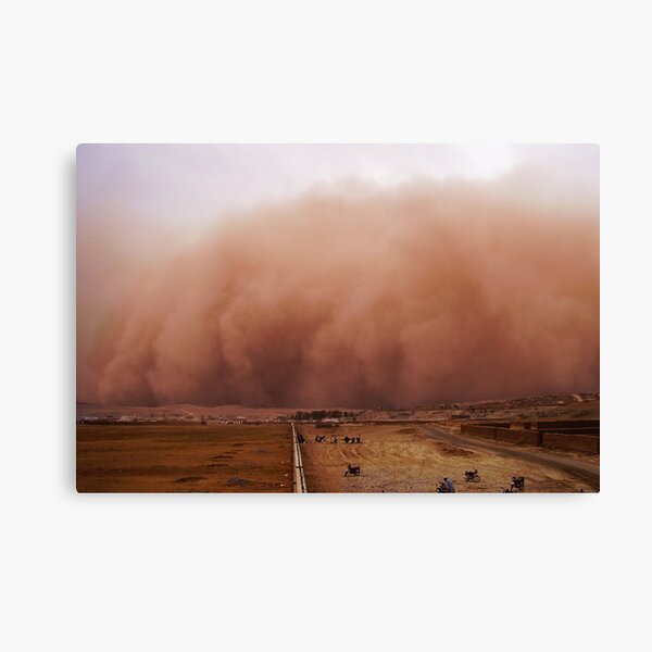Sand storm in Afghanistan Canvas Print