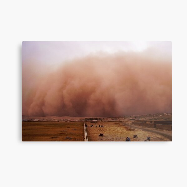 Sand storm in Afghanistan Metal Print