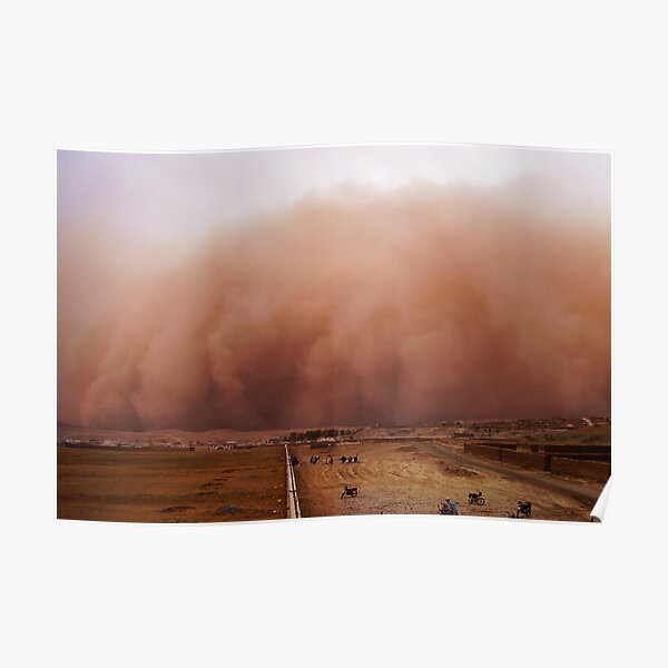 Sand storm in Afghanistan Poster