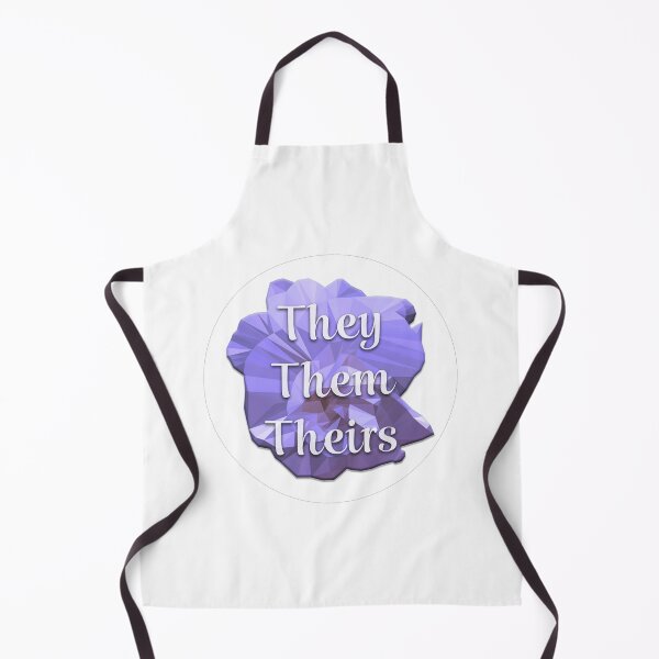 Item preview, Purple Low Poly Pronoun Flower - They/Them/Theirs designed and sold by spaceacedesigns.