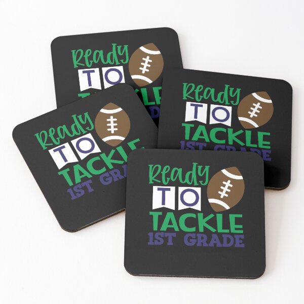 Item preview, Ready to Tackle Football Theme 1st Grade Sweatshirt designed and sold by BolichFalk.
