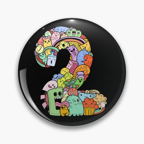Item preview, Number two doodle -- cute funny monsters  designed and sold by MagicStrawberry.
