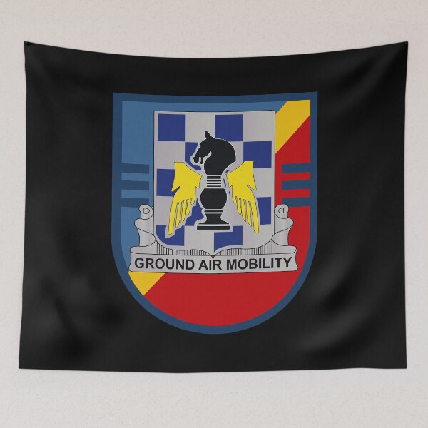 Item preview, Army - 3rd Bn (General Support), 82nd Aviation Regiment Flash w DUI wo Txt designed and sold by Military Insignia Products.