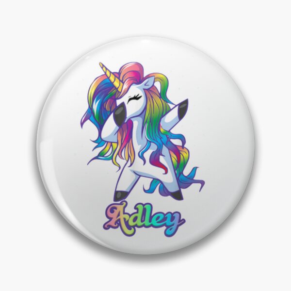 Item preview, A for Adley - Unicorn Rainbow Kids T-Shirt designed and sold by BeauWellingto.