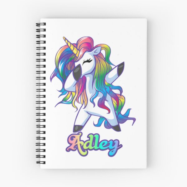 Item preview, A for Adley - Unicorn Rainbow Kids T-Shirt designed and sold by BeauWellingto.