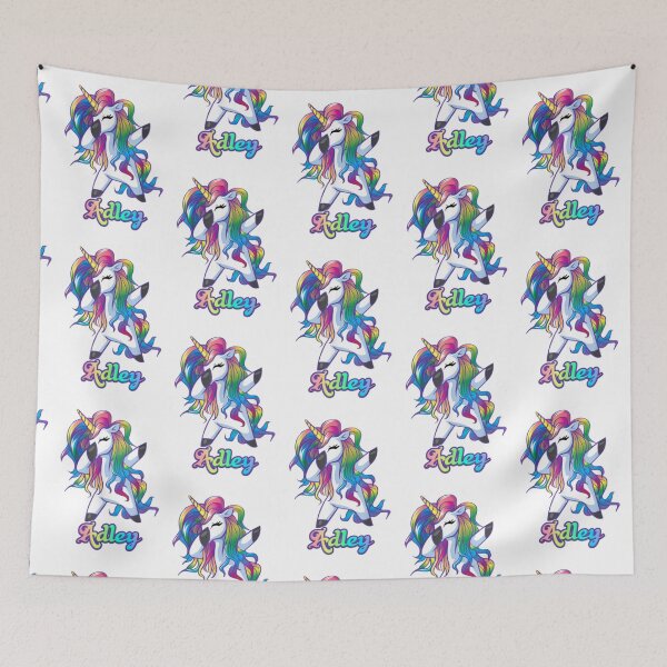Item preview, A for Adley - Unicorn Rainbow Kids T-Shirt designed and sold by BeauWellingto.
