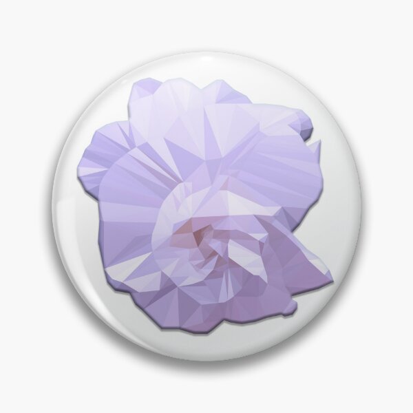Item preview, Light Purple Low Poly Flower designed and sold by spaceacedesigns.