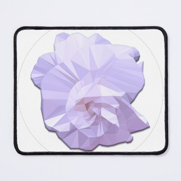 Item preview, Light Purple Low Poly Flower designed and sold by spaceacedesigns.
